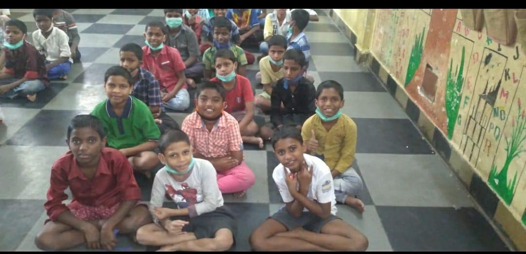 Children in classroom